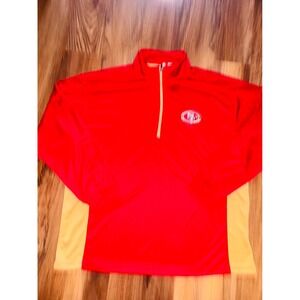 Fanatics San Francisco 49ers Quarter Zip Pullover Mens 3XL Red Gold NFL Jacket